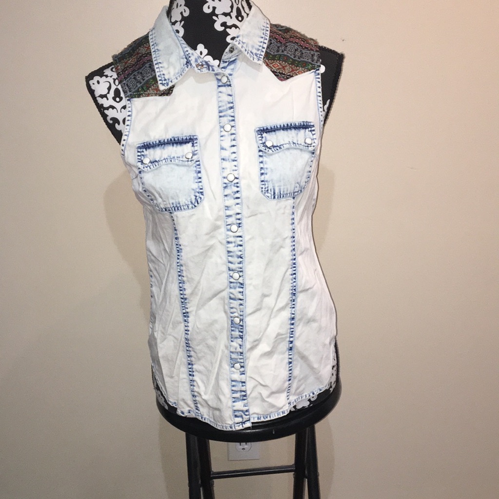 Buckle Brand Denim Shirt